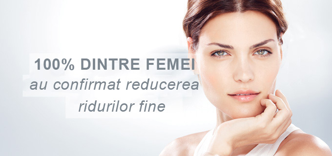 100% of women tested showed results on fine wrinkles in just 2 weeks